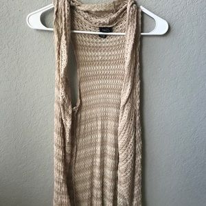 tan cardigan
